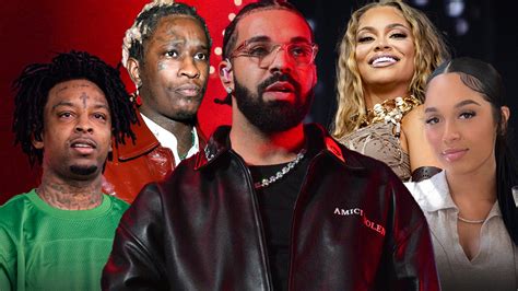 Drake Leaks Collaborations With Young Thug, Latto & 21 Savage。